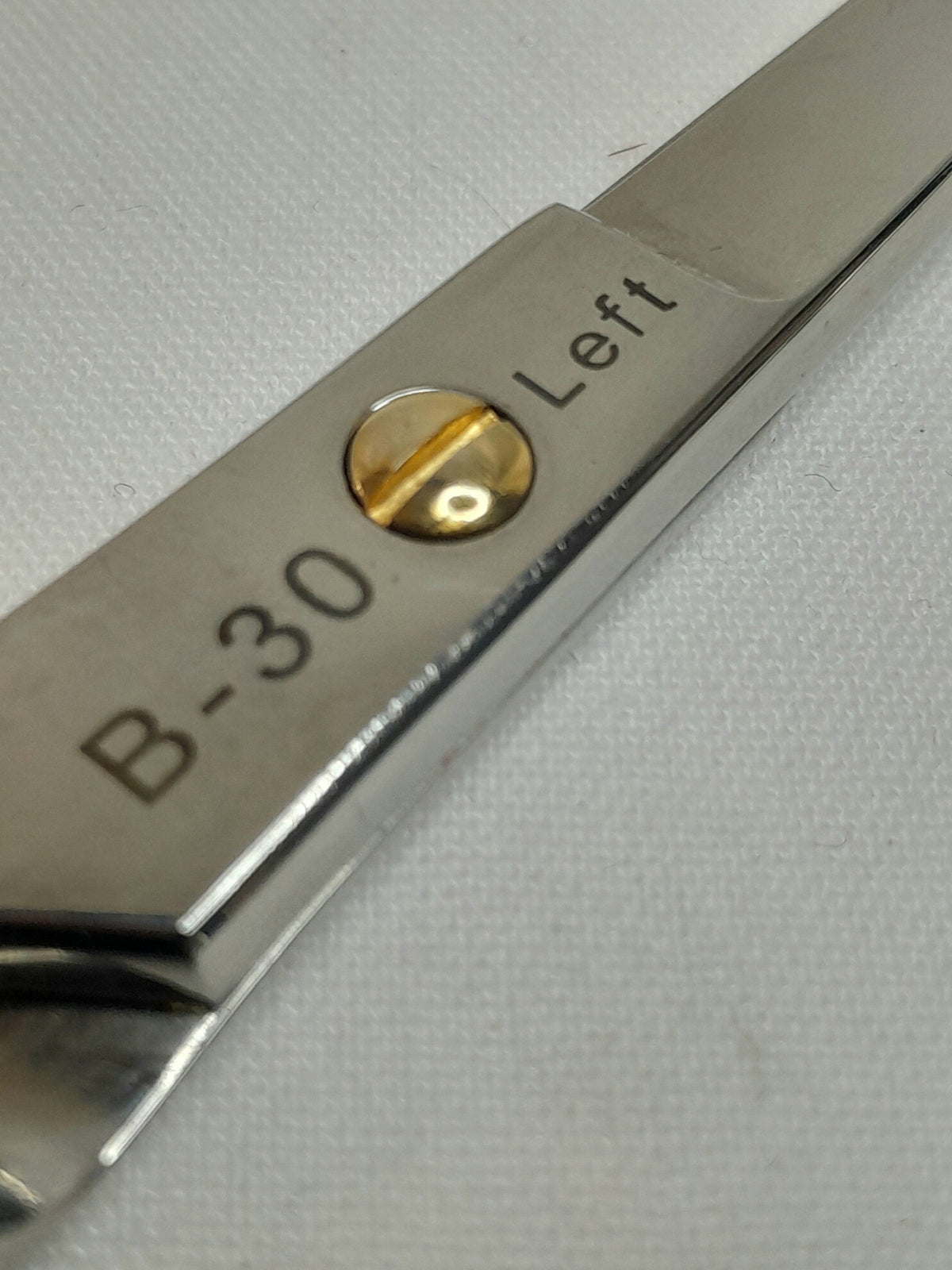 Left handed barber scissors 7"