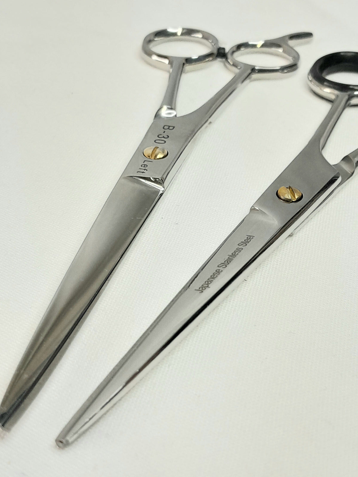 Left handed barber scissors 7"