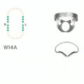 Rubber Dam Clamp (Molar Winged) #W14A