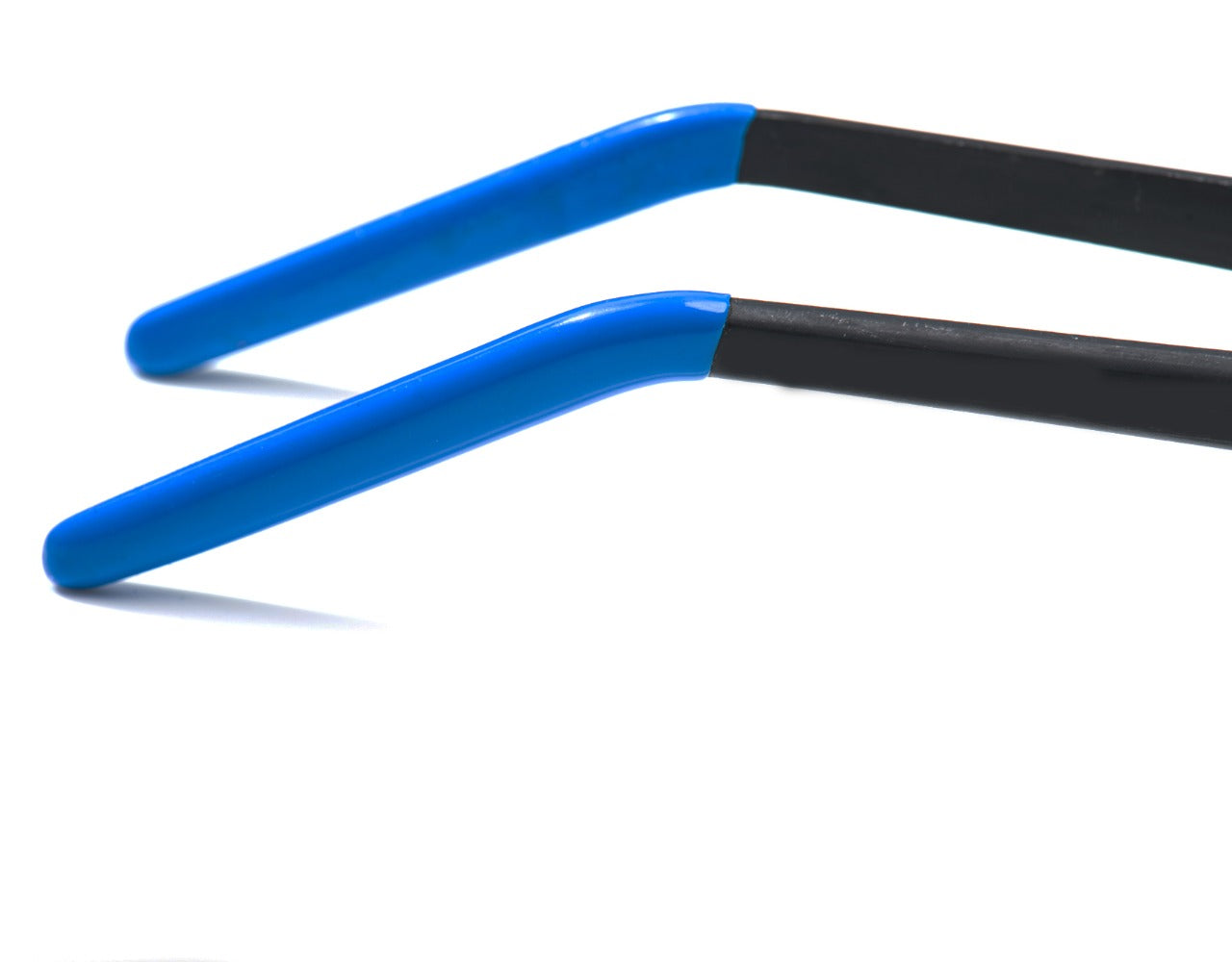 All purpose tongs 12"  Stainless Steel, Black Oxidized, rubber coated tips