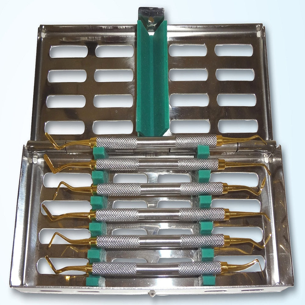Composite Instrument  Gracey Set of 6 (Gold Plated)