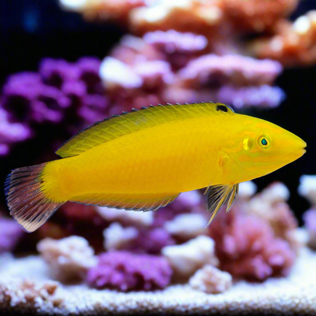 Yellow Coris Wrasse - Shipwreck Cove Corals