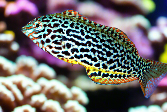 Fiji Leopard Wrass female small - Shipwreck Cove Corals