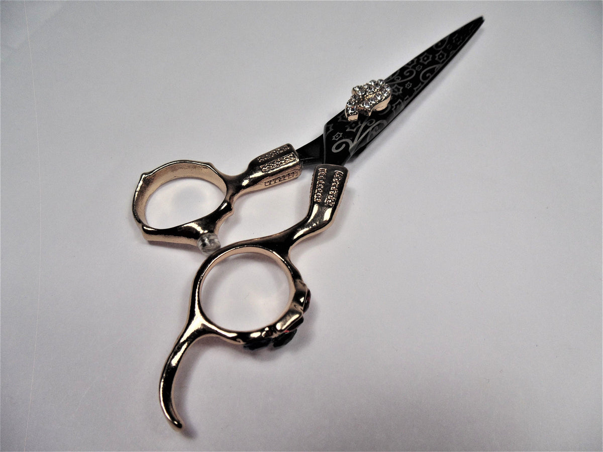 Professional hair dressing shear 6.25" (Mystical series - black Gold)