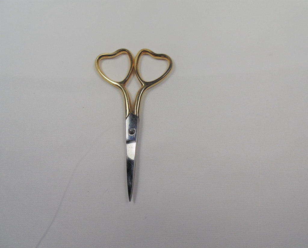 Needle Point Scissor Heart themed 3.5" inches (Handmade)