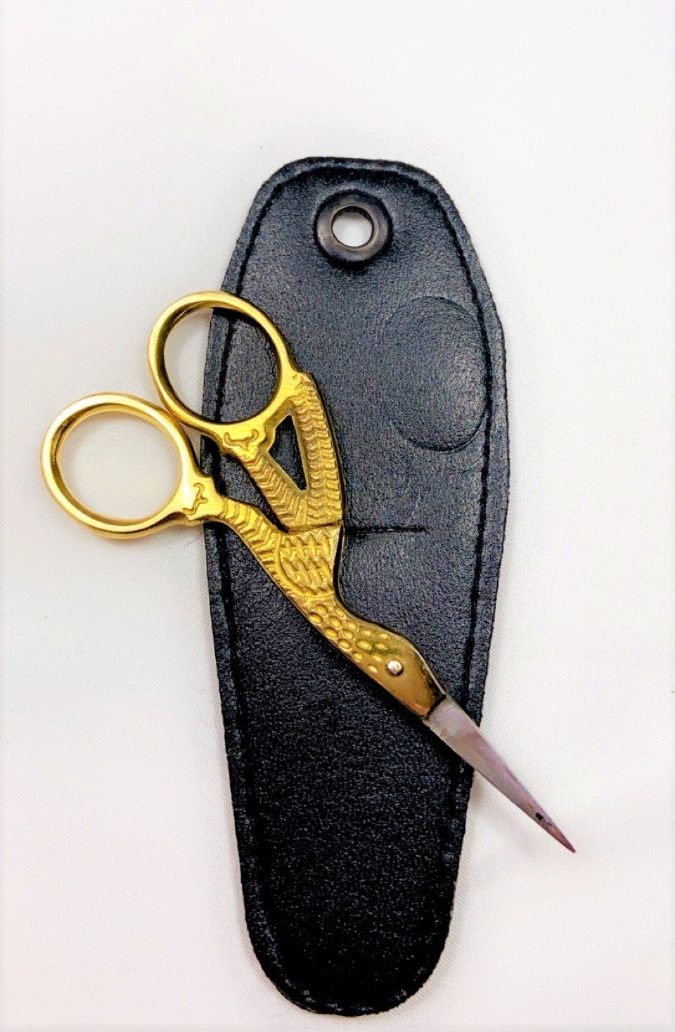 Stork Scissor 4" gold plated (from USA)