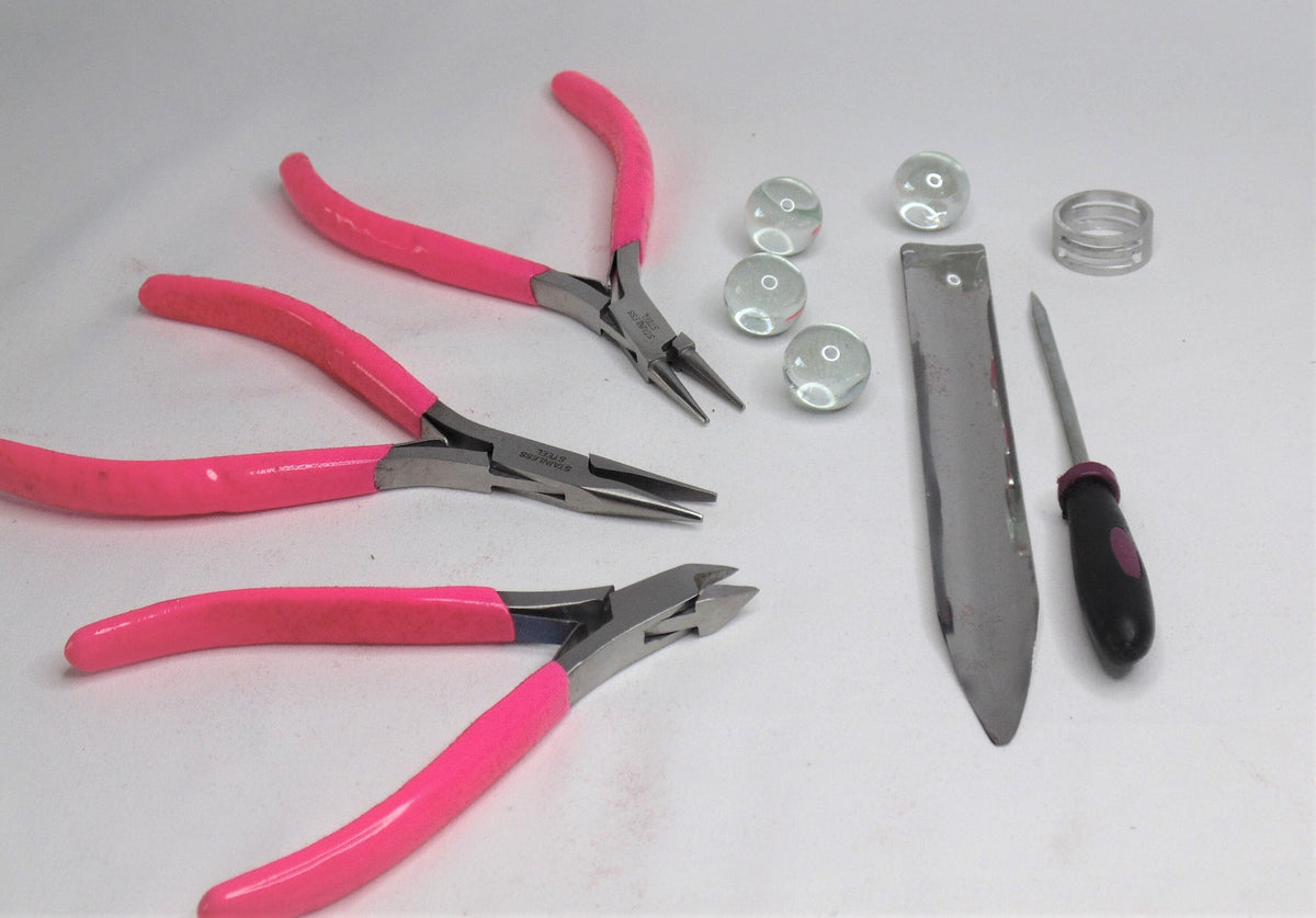 Beading Tool set of 5 in Zipper Case (from USA)