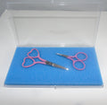 Scissor set of 2. Breast cancer theme