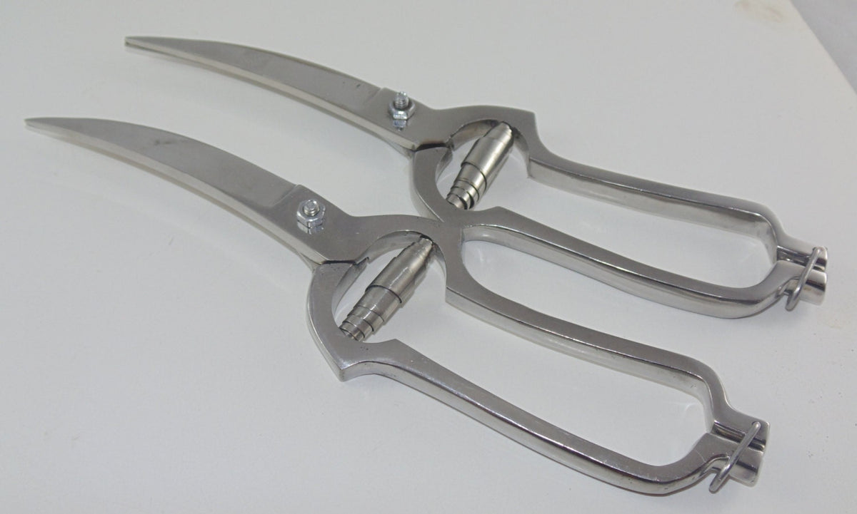 Poultry Shear (Polished Stainless Steel) 10" Engraving Available!