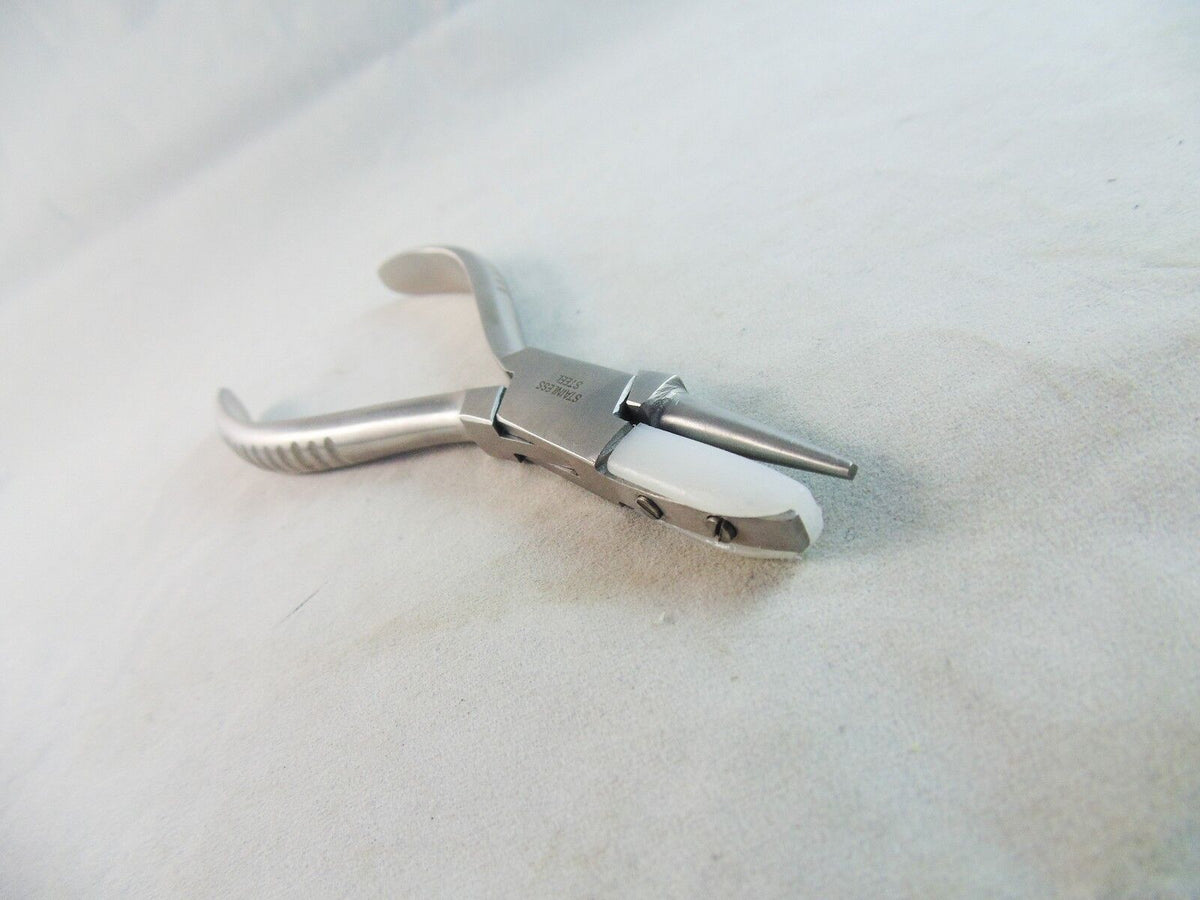 Nylon Tipped Pliers Round / Flat , 6"