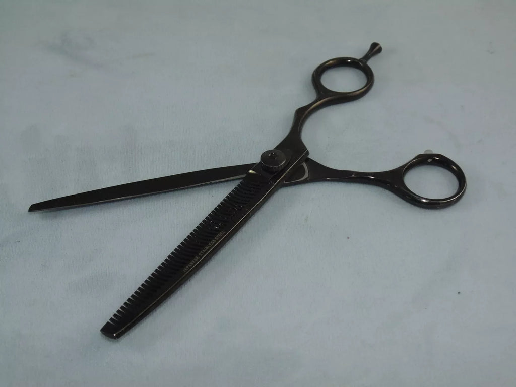 THINNING SHEAR SINGLE BLADE GUN METAL FINISH 7.5"
