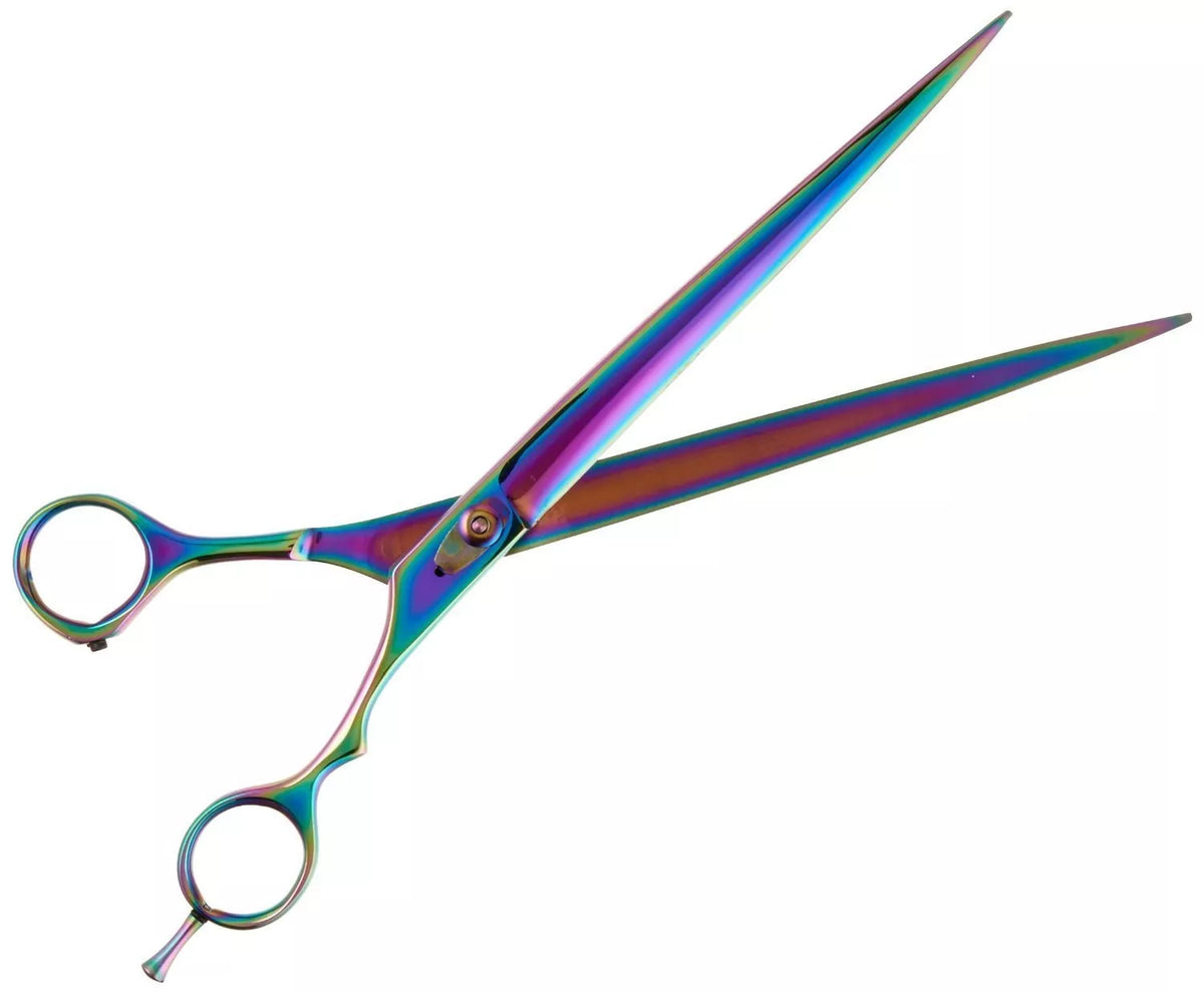TAMSCO Genuine Japanese Stainless Steel Scissors 10.5-Inch Curved Blade Plasma C