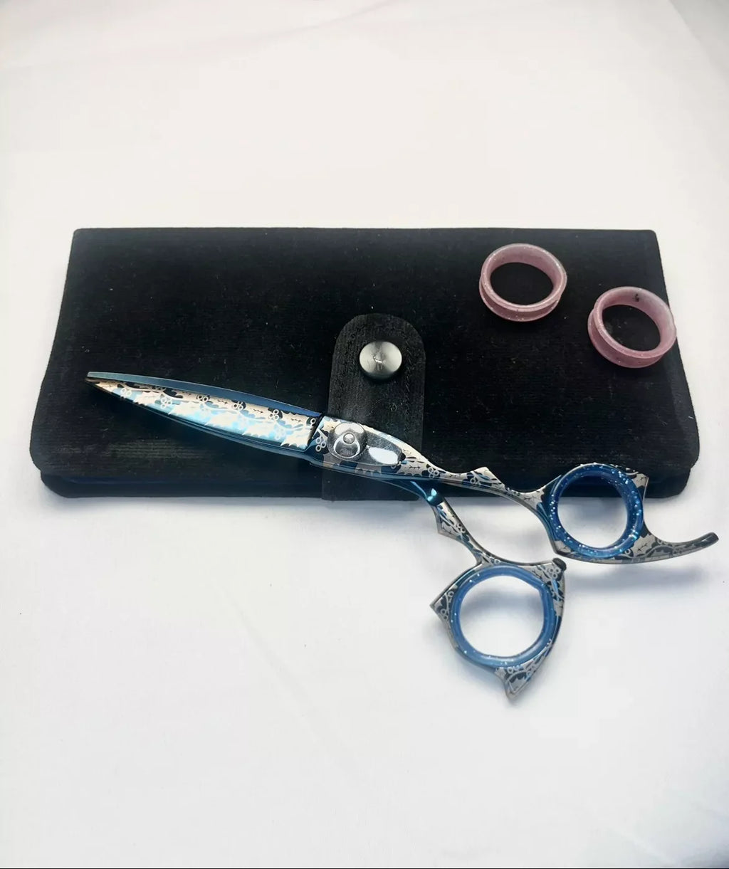Blue Floral Shear