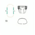Rubber Dam Clamp (Molar Winged) #18