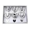 Set of 6 Impression Trays (S,M,L) Perforated - 3 Upper & 3 Lower